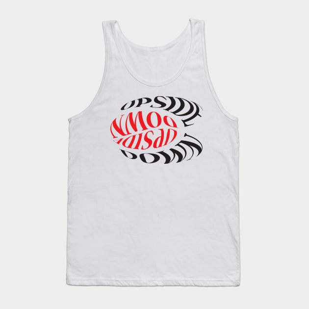 UPSIDE DOWN Tank Top by TeeFantacy